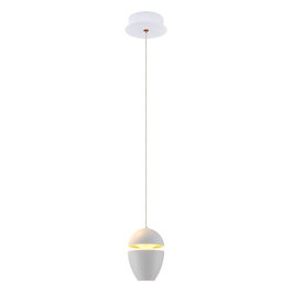 Opviq Lámpara de araña de cristal opalino blanco